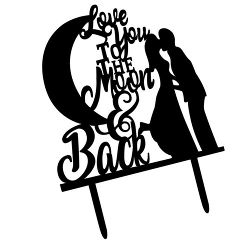 Cake topper acrylic - cake,