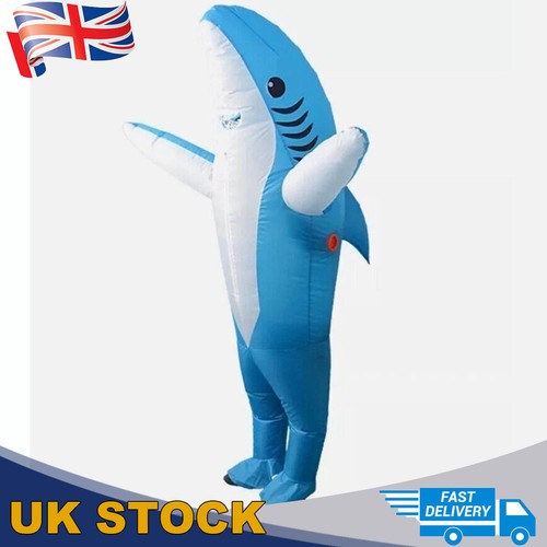 Inflatable shark costume adult - inflatable,
