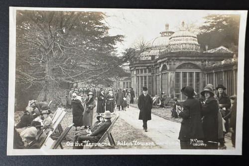 Vintage postcard on - "on, the