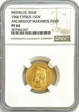 1966 gold cyprus - gold, sovereign