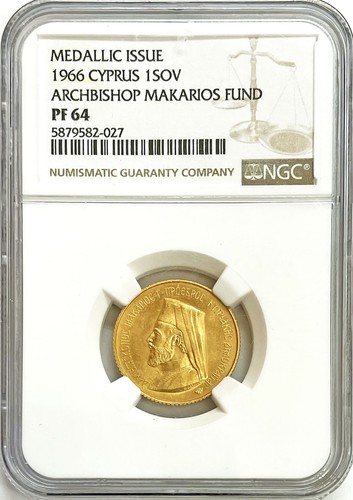 1966 gold cyprus sovereign - 1966,
