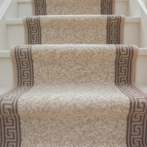 Natural cream flecked bordered - natural,