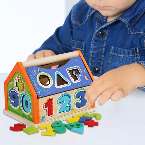 Wooden activity cube kids - activity,