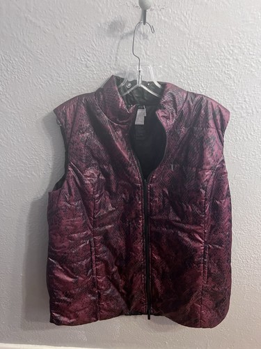 Chicos quilted puffer vest - quilted,