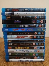 Blu-ray Movie Bundle 15-Pack