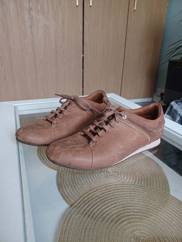 Brown clarks leather - brown,