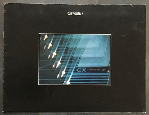 Citroen prestige car - cx, sales