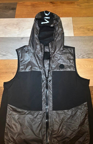 Moncler tracksuit black grey - moncler,