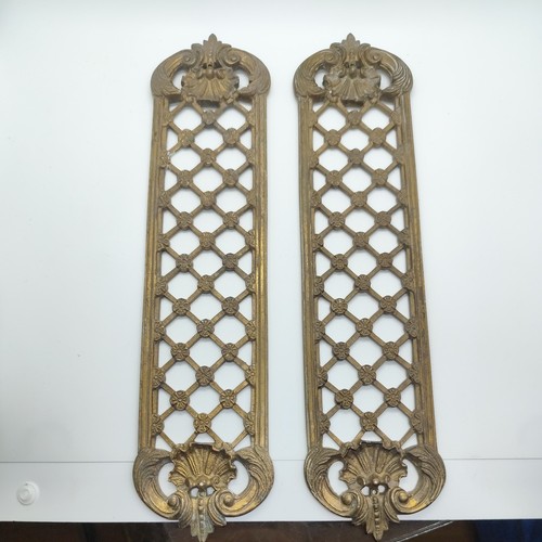 Vintage brass pierced - brass,