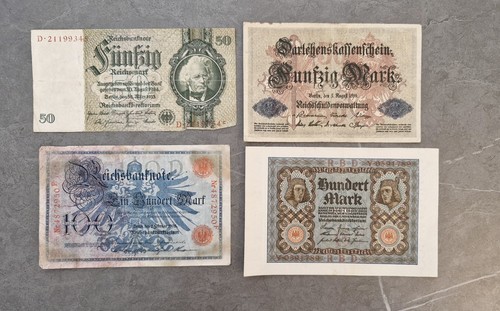 Old german banknotes rare - banknotes,,