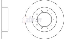 Fahren FBD6204 Brake Disc Rear