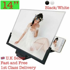 14" inch Mobile Phone Screen Magnifier 3D HD Video Amplifier Stand New Model2022