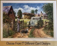 Nostalgic Scenes Tractors & Vintage Farming Birthday Cards - Single - 24 Designs