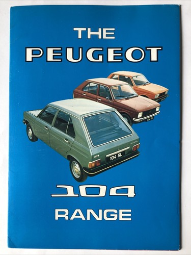 Peugeot 104 range brochure - 104,