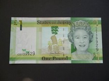 A STATES OF JERSEY ONE POUND