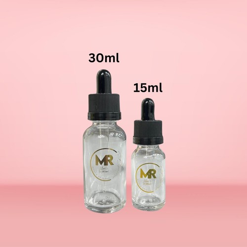 Pack glass bottles - glass, 15ml
