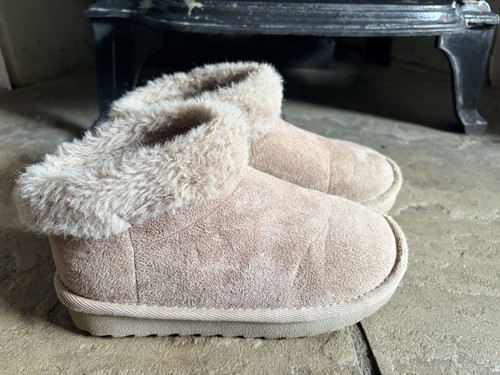 Primark girls beige faux suede - girls,
