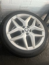 4 X SEAT IBIZA FR ALLOY WHEELS WITH GOOD TYRES 2017-PRESENT