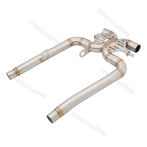 Motorcycle exhaust middle - exhaust, link