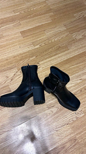 Womens black leather - leather, ankle