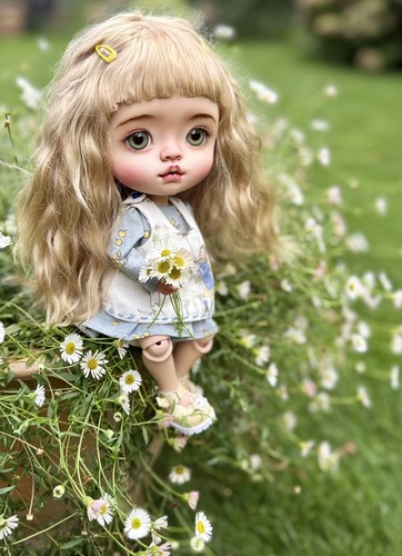 Blythe doll qbaby custom - doll,,