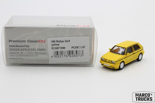 Brekina rallye golf - golf,, yellow