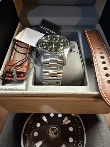 Hamilton khaki field auto 42mm - khaki,