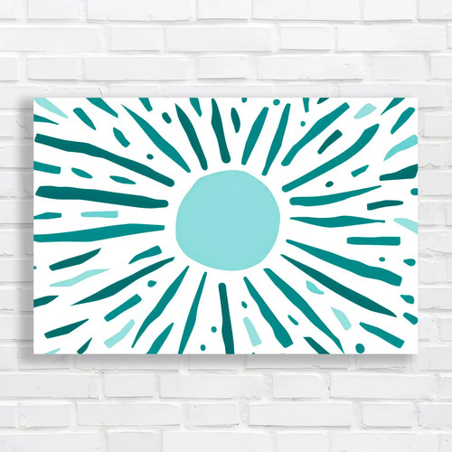 Vibrant sun burst abstract - vibrant,