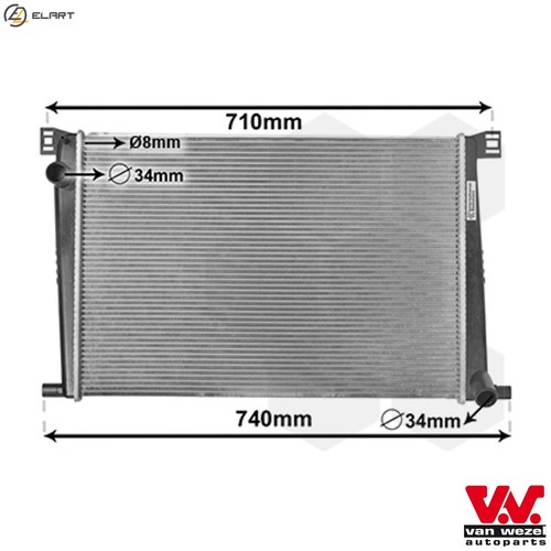 Radiator engine cooling - engine,