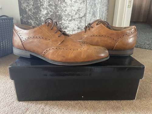 Boohooman wingcap brogues - wingcap,