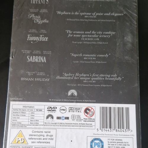 Audrey hepburn collection dvd - hepburn,