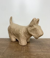 Vintage Paper Mache Dog Figurine Statue