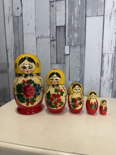 Vintage matryoshka doll set - vintage,