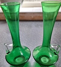 Empoli Green Glass Long Neck