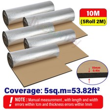 10m Camper Van Insulation Self-adhesive 10mm Closed Cell Foam Thermal.Soundproof