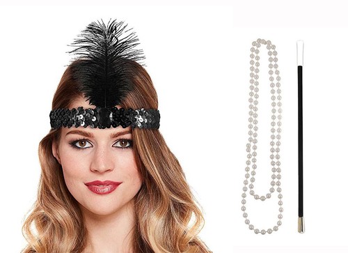 3pc pearls headband - 3pc, pearls,