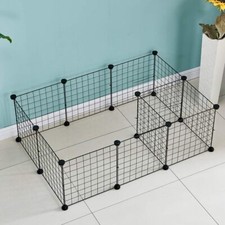 12pcs Metal Panels Puppy Pen