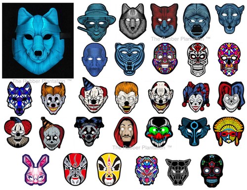 Sound reactive led mask - sound,