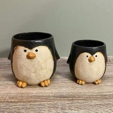 Penguin Plant Pots Cute