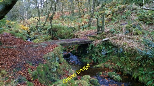 Photo 6x4 footbridge across - photo,