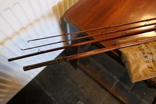 Rare Early PD Malloch Perth 14ft Salmon Spinning Rod With Bag Spare Tip