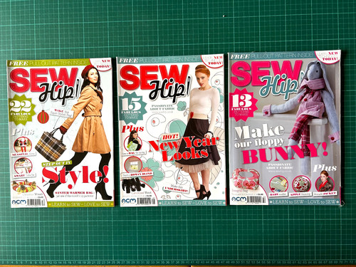 Bundle sew hip magazines - sew,