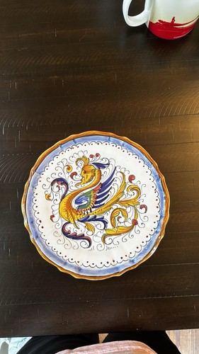 Hand painted italian majolica - hand,