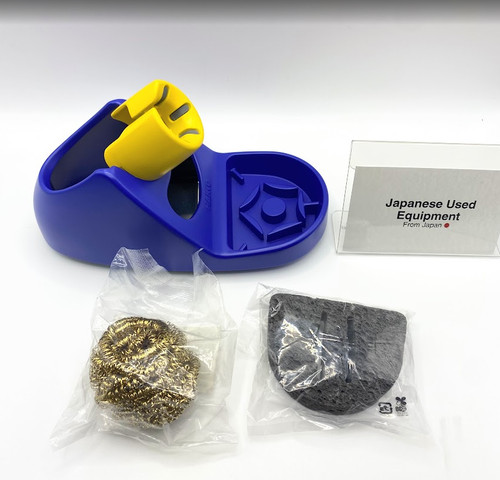 Hakko iron stand blue yellow - iron, &