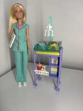 Barbie Careers Twin Baby Doctor Playset with Dolls and Accessories
