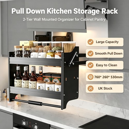 Tier kitchen upper cabinet - 2-tier,