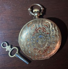 Antique 18k gold pocket watch