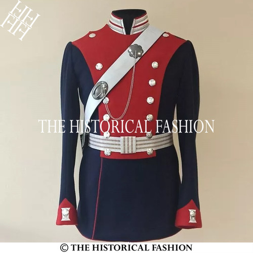 Men navy blue wool coat - blue,