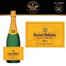 Personalised champagne bottle - personalised,