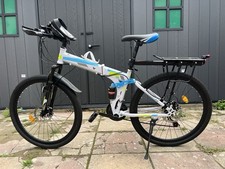 26" Folding Full-Suspension Mountain Bike with Disc Brakes + Full Accessories